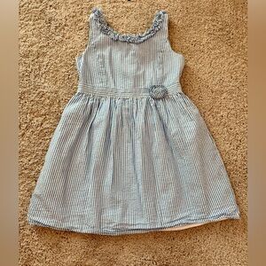 Lilly Pulitzer Georgina Dress in Coastal Blue Seersucker